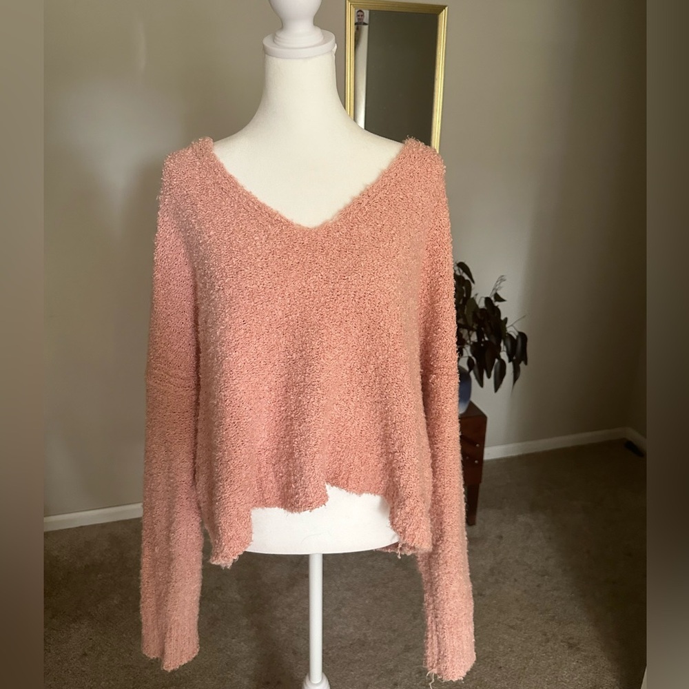 Free People Finder’s Keepers Sweater Peach